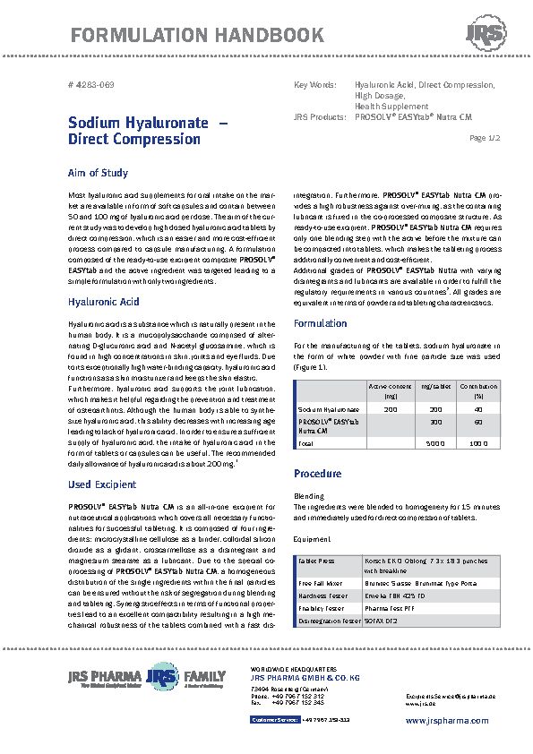 Sodium Hyaluronate